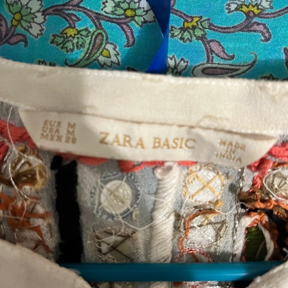 Zara Bohemian Embroidered Blouse - Picture 4 of 9